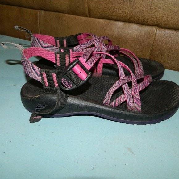 Chaco Pink and Black Women's Sandals - Picture 2 of 3